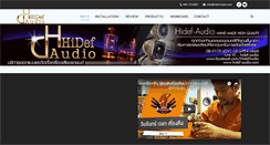 Desktop Screenshot of hidef-audio.com